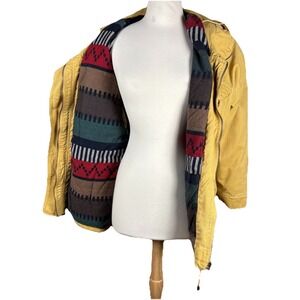 Vtg Chore Jacket Brandon Thomas Barn Coat Blanket Lined S Preppy 90s Retro Cozy